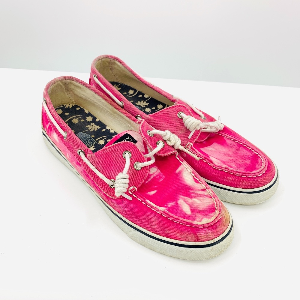 Sperry Top-Sider 9445909 Women's Pink Tie Dye 2-Ey